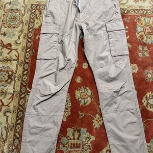 H&M Men's Slim fit Pants in Beige Elastic Waist